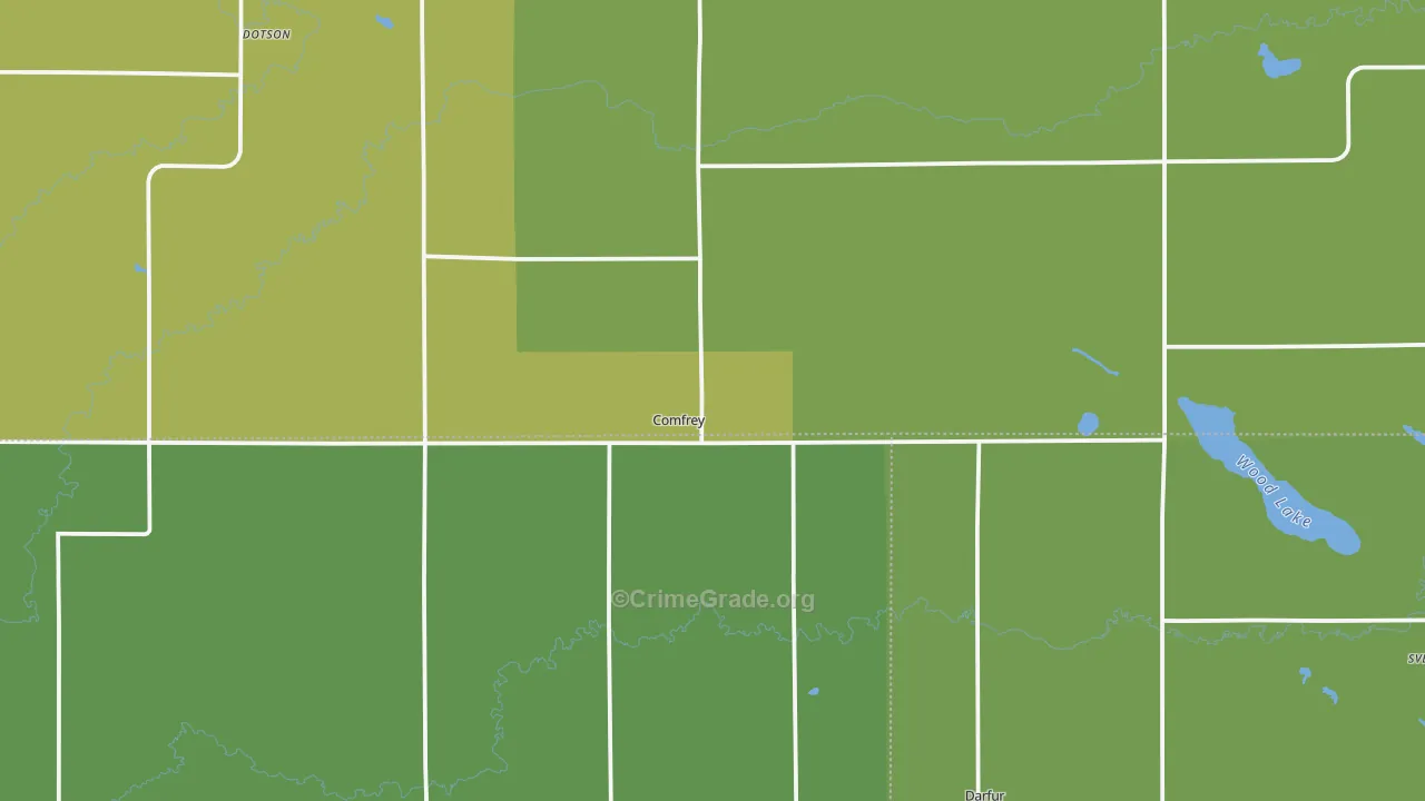 56019, MN Map of Drug-Related Crime Rates
