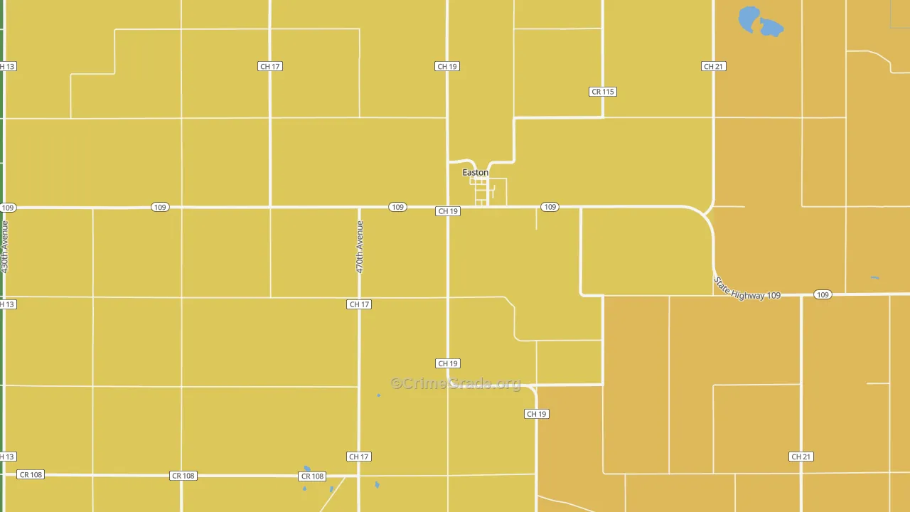 56025, MN Map of Drug-Related Crime Rates