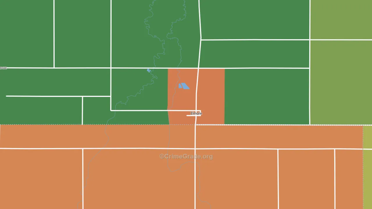 56027, MN Map of Drug-Related Crime Rates