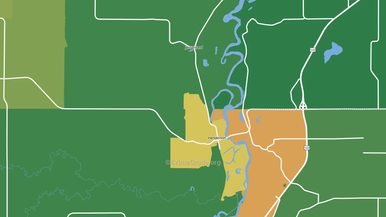 56044, MN Map of Drug-Related Crime Rates