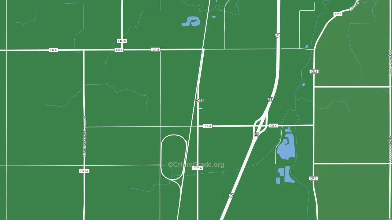 56046, MN Map of Drug-Related Crime Rates