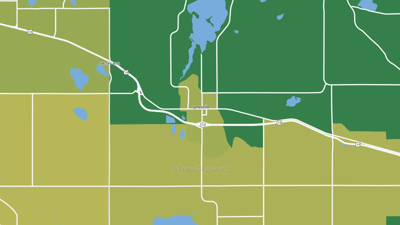56048, MN Map of Drug-Related Crime Rates