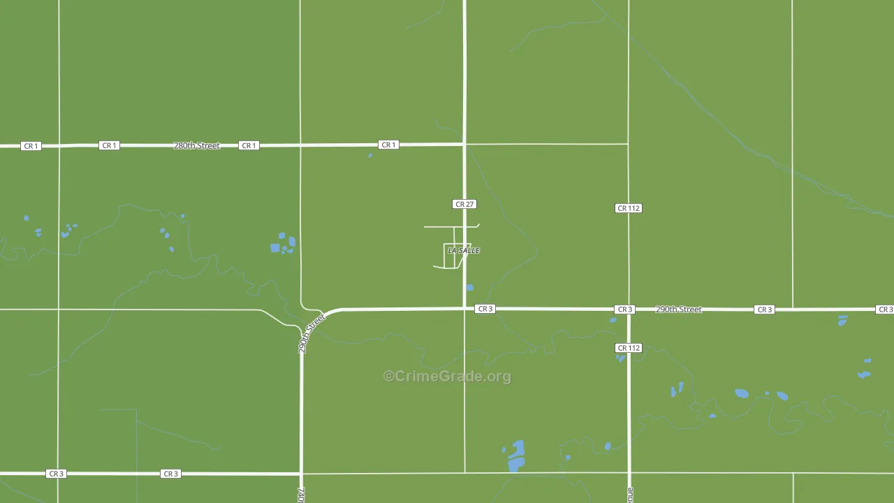 56056, MN Map of Drug-Related Crime Rates