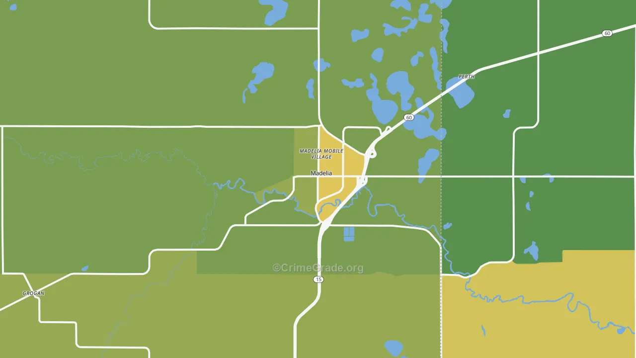56062, MN Map of Drug-Related Crime Rates