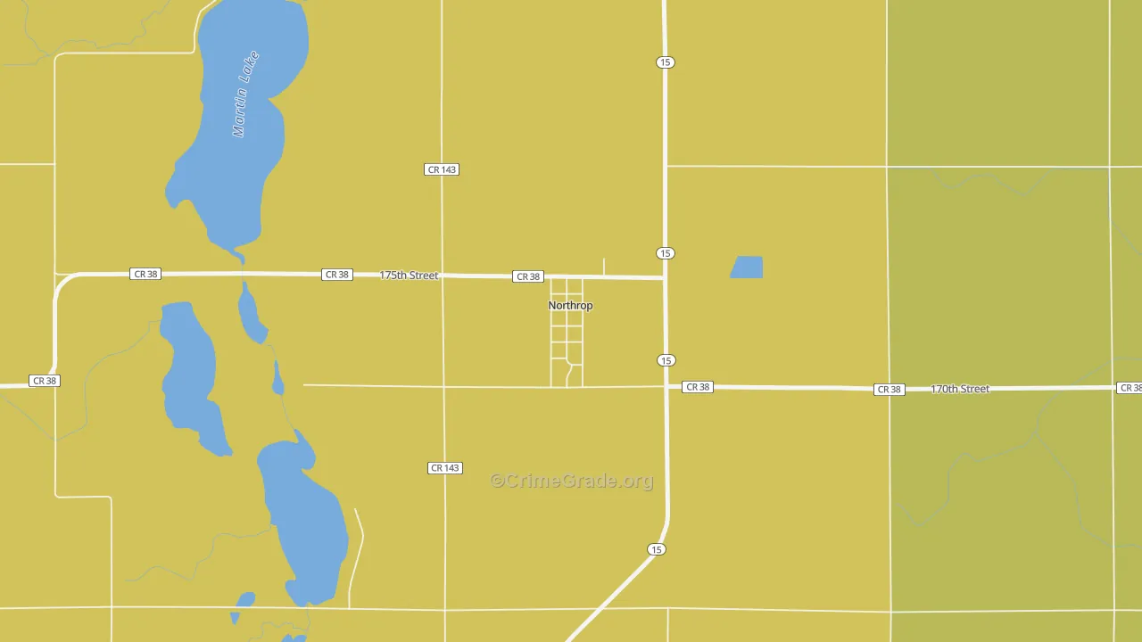 56075, MN Map of Drug-Related Crime Rates
