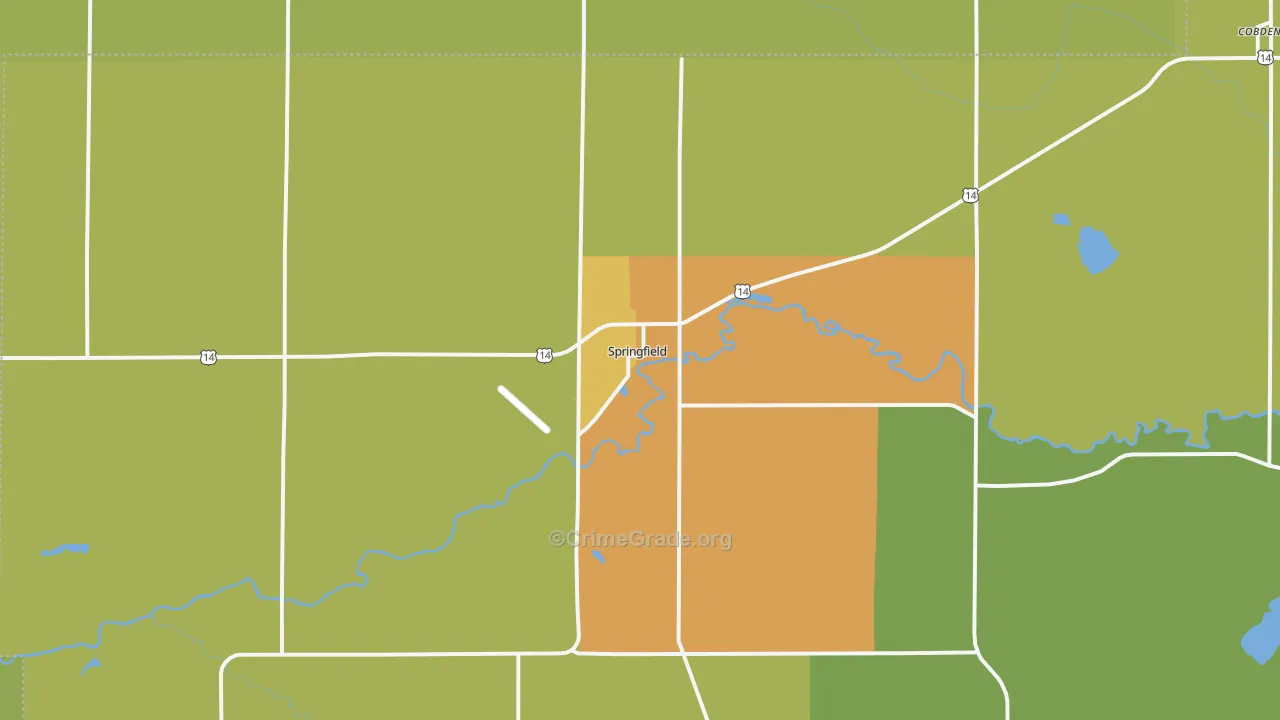 56087, MN Map of Drug-Related Crime Rates