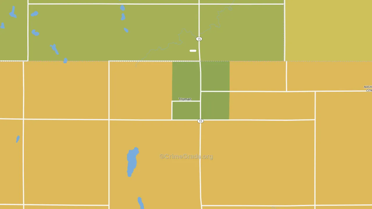 56088, MN Map of Drug-Related Crime Rates