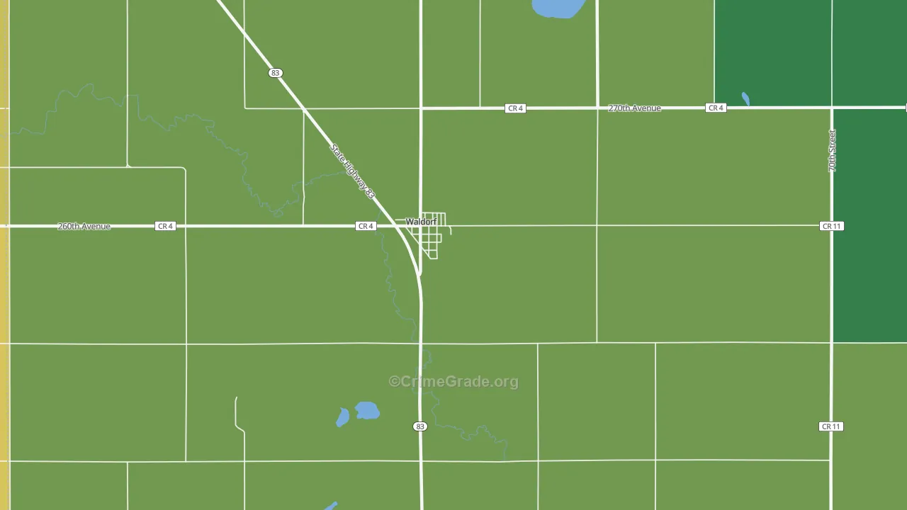 56091, MN Map of Drug-Related Crime Rates
