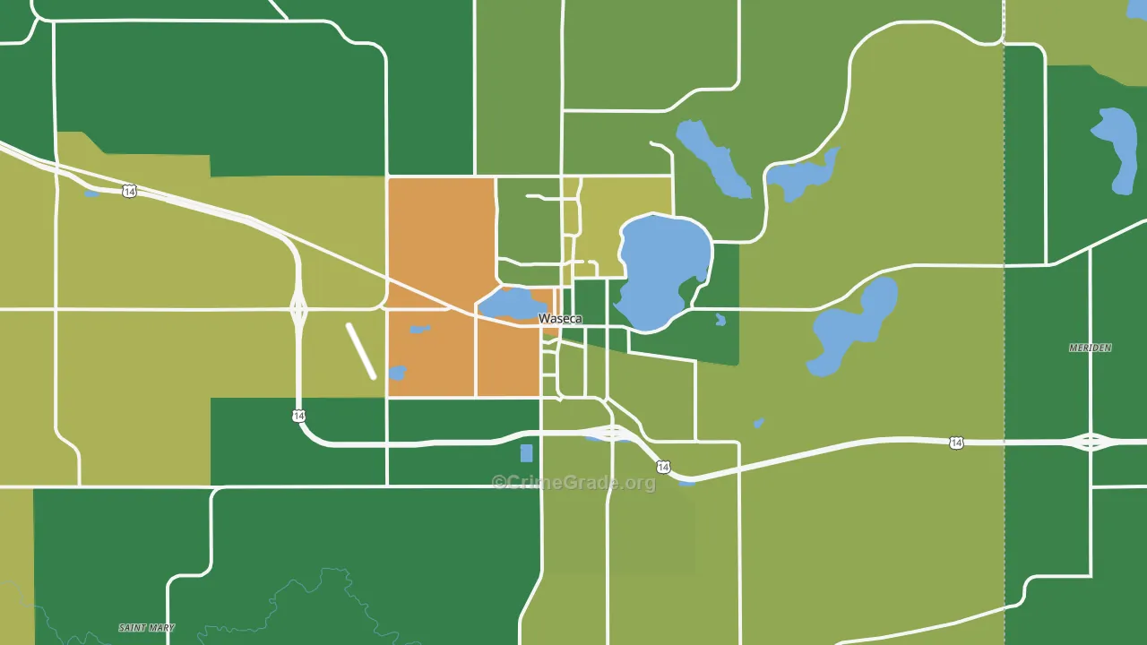 56093, MN Map of Drug-Related Crime Rates