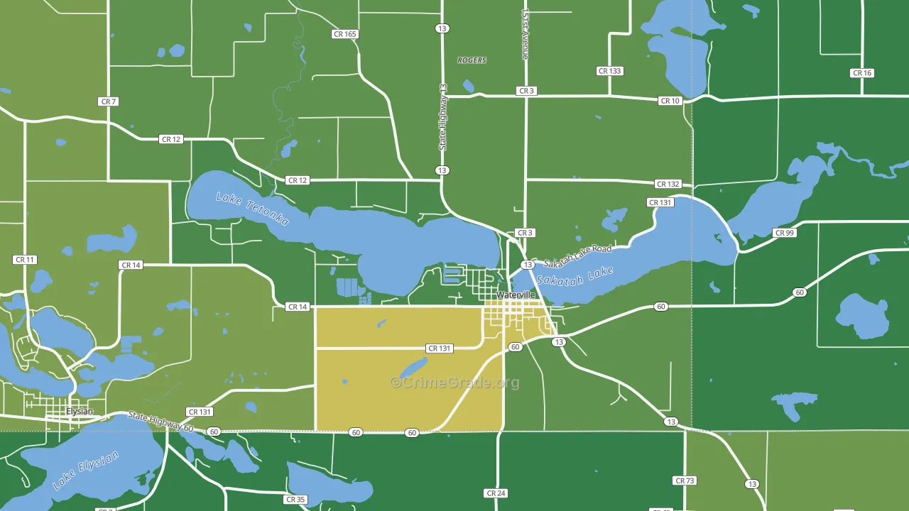 56096, MN Map of Drug-Related Crime Rates