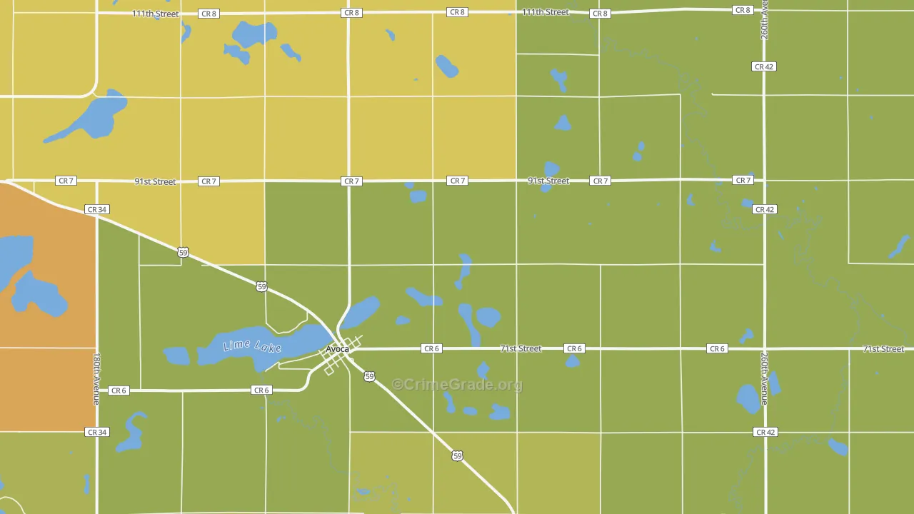 56114, MN Map of Drug-Related Crime Rates