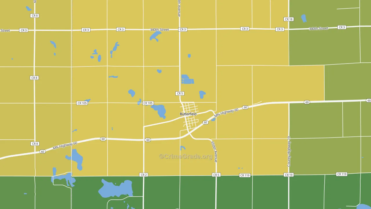 56120, MN Map of Drug-Related Crime Rates