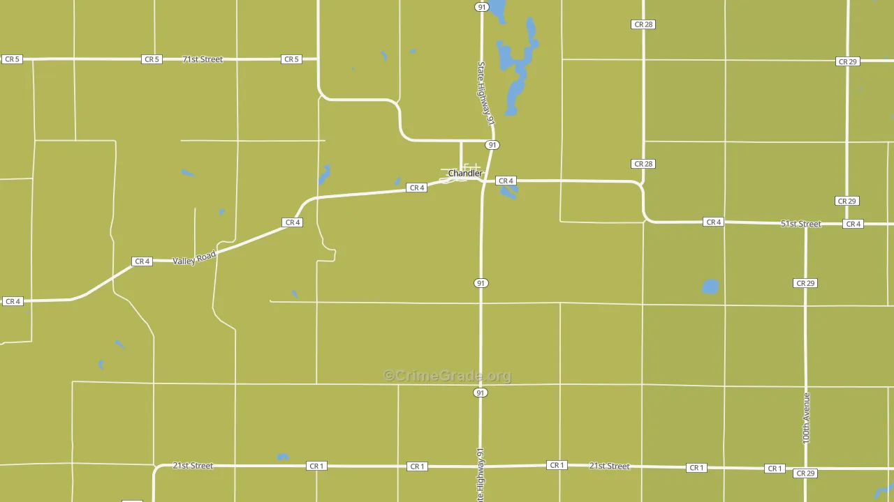 56122, MN Map of Drug-Related Crime Rates