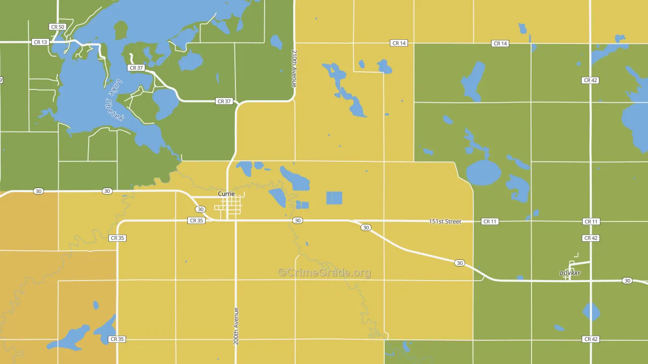 56123, MN Map of Drug-Related Crime Rates