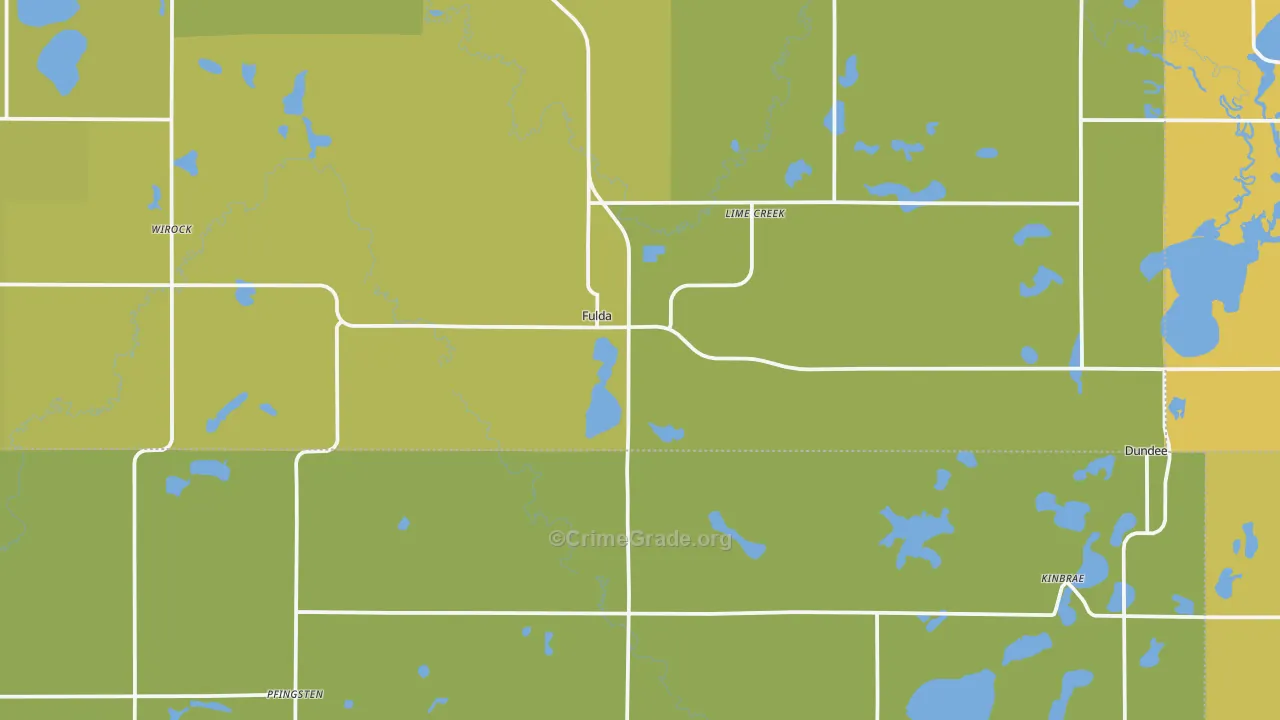 56131, MN Map of Drug-Related Crime Rates