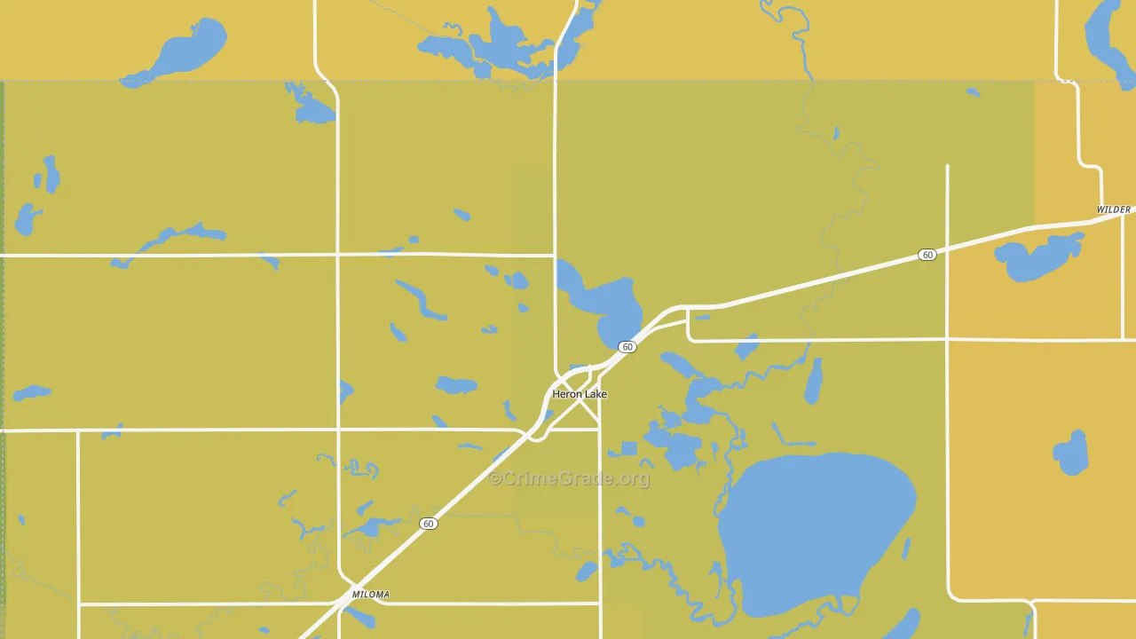 56137, MN Map of Drug-Related Crime Rates