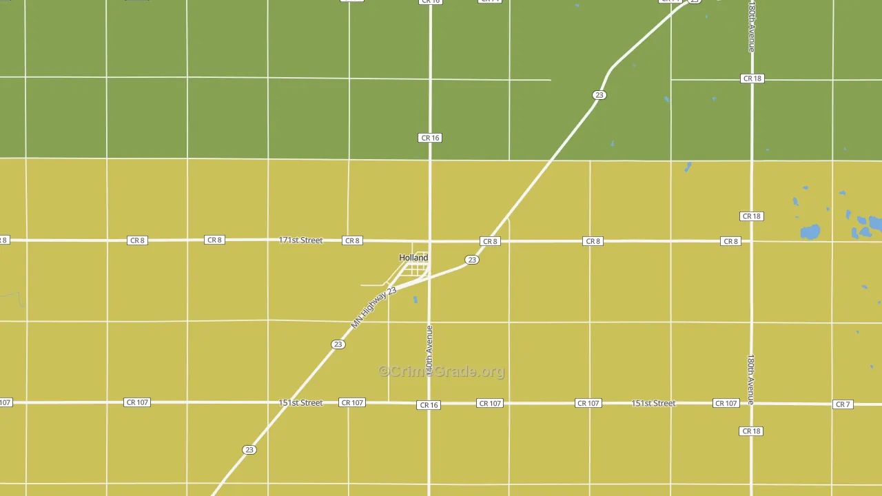 56139, MN Map of Drug-Related Crime Rates