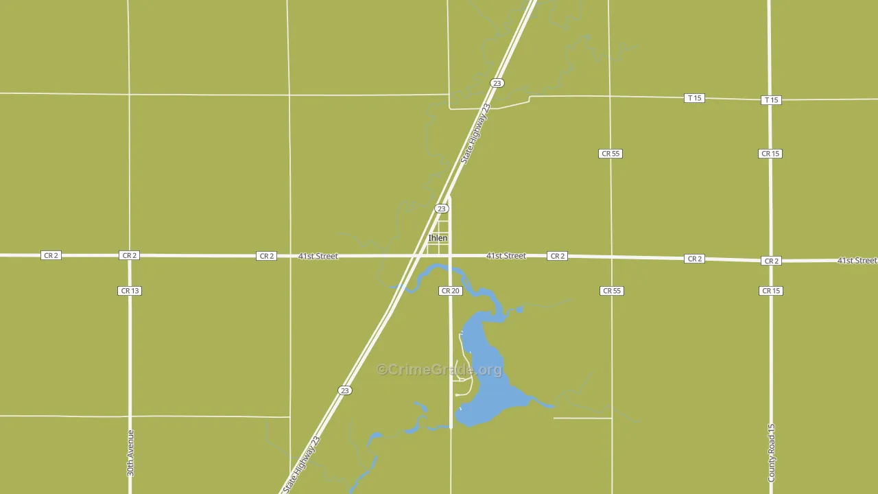 56140, MN Map of Drug-Related Crime Rates