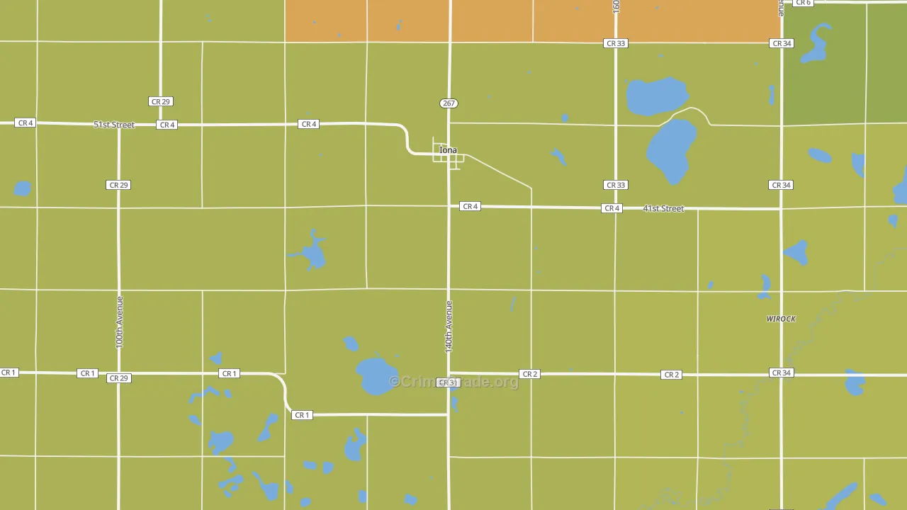56141, MN Map of Drug-Related Crime Rates