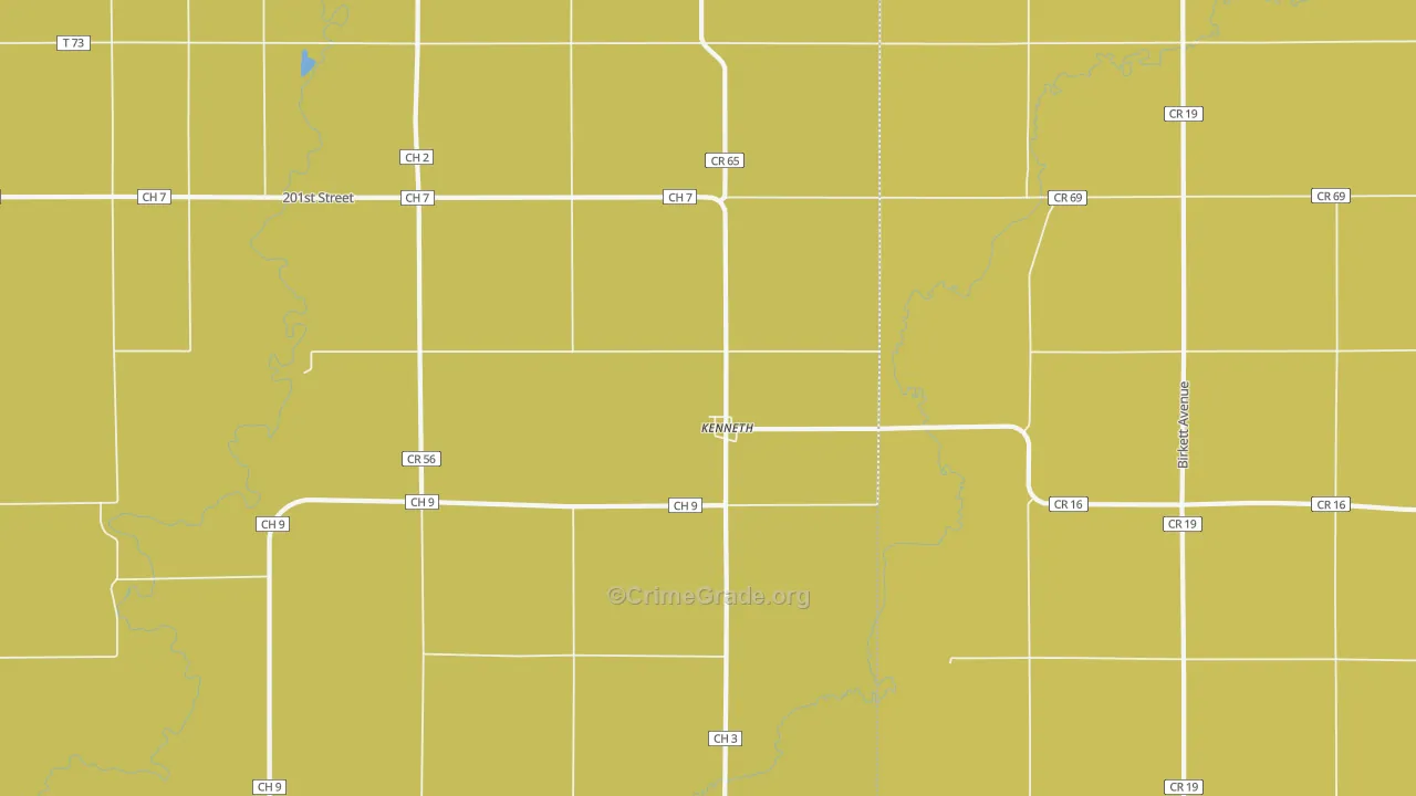 56147, MN Map of Drug-Related Crime Rates