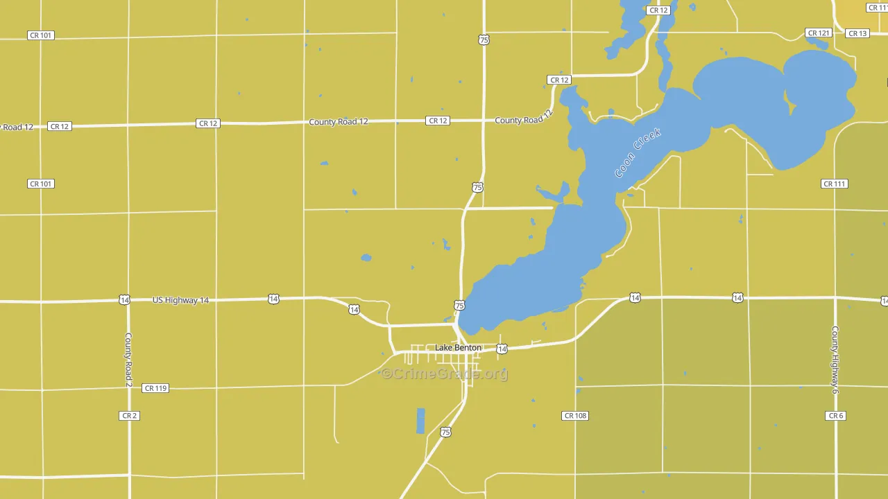 56149, MN Map of Drug-Related Crime Rates