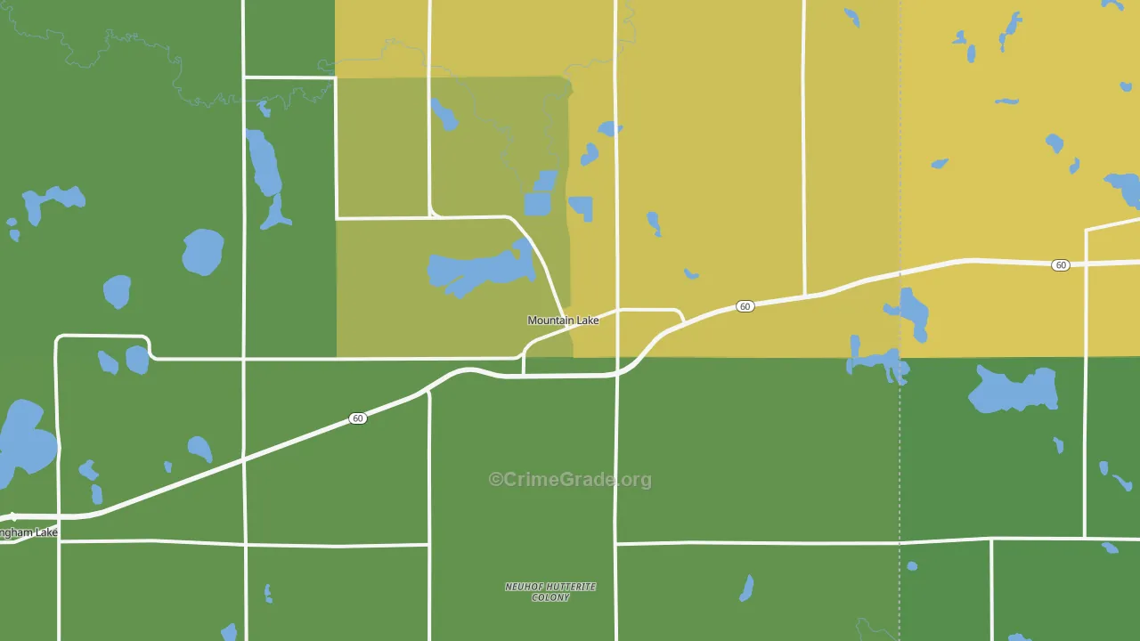 56159, MN Map of Drug-Related Crime Rates