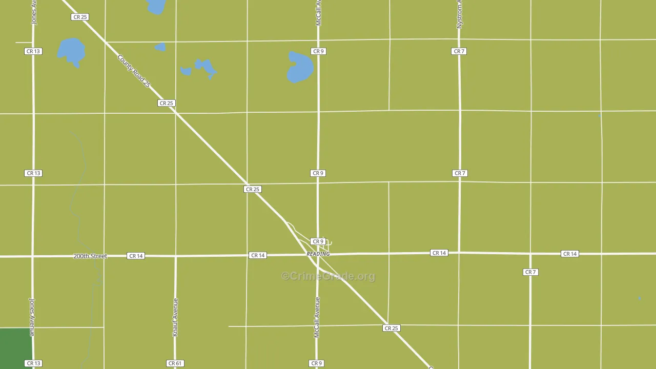 56165, MN Map of Drug-Related Crime Rates