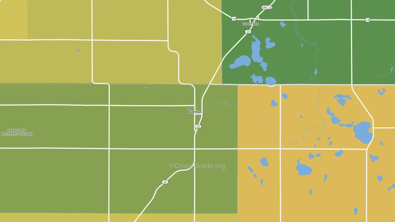 56170, MN Map of Drug-Related Crime Rates