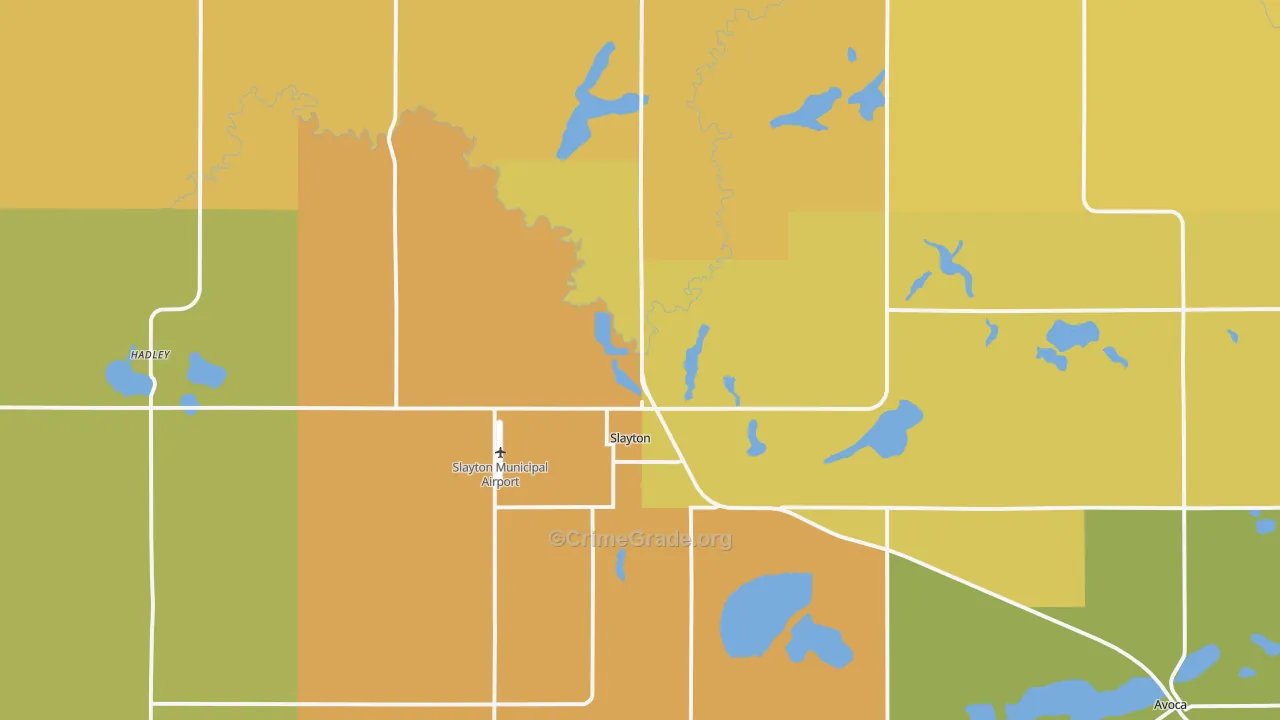56172, MN Map of Drug-Related Crime Rates
