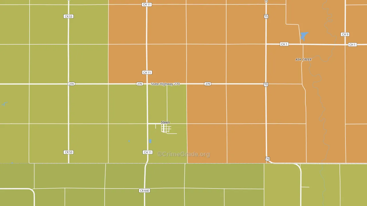 56173, MN Map of Drug-Related Crime Rates