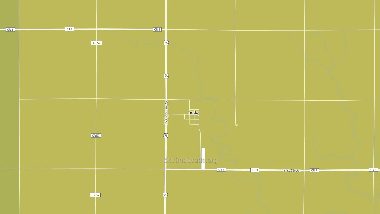 56177, MN Map of Drug-Related Crime Rates