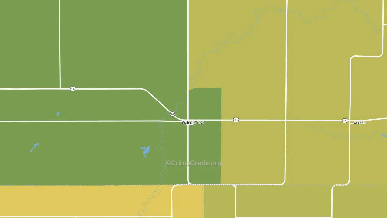 56180, MN Map of Drug-Related Crime Rates