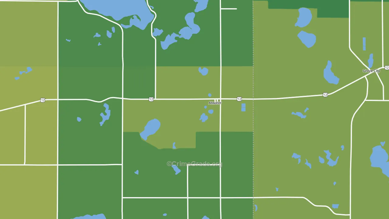 56209, MN Map of Drug-Related Crime Rates