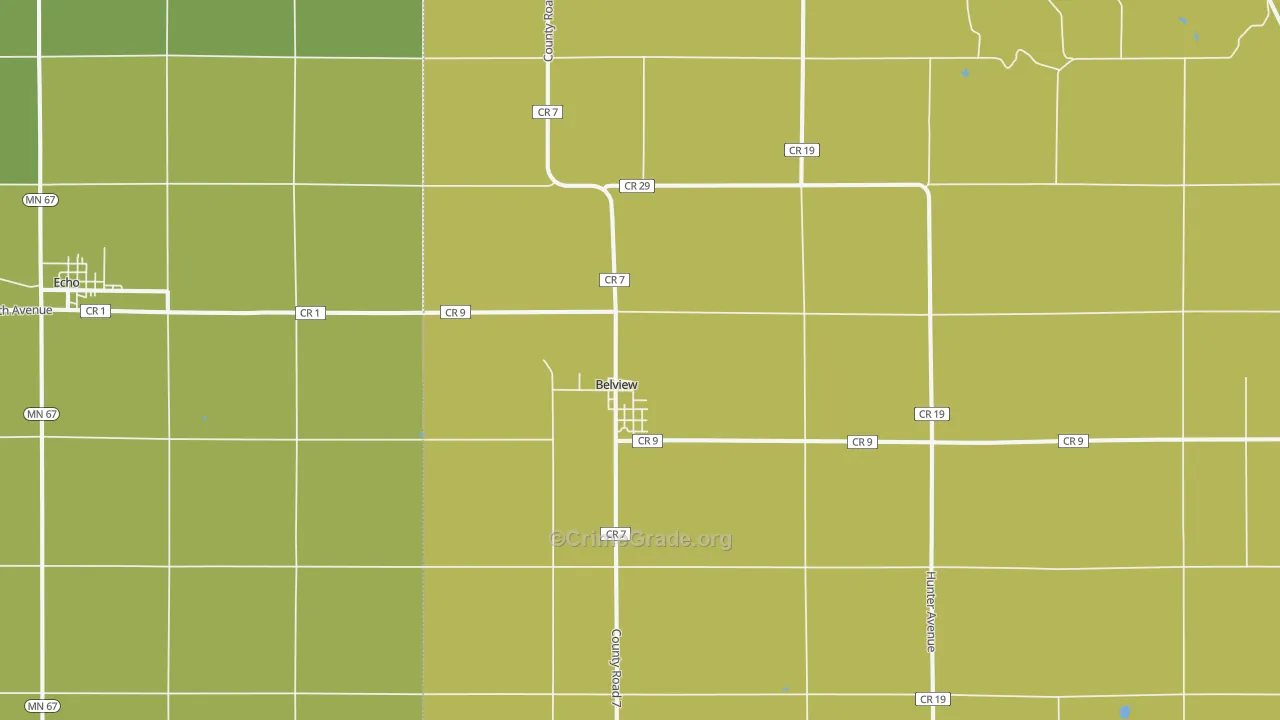 56214, MN Map of Drug-Related Crime Rates