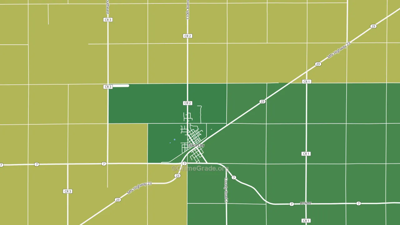 56222, MN Map of Drug-Related Crime Rates