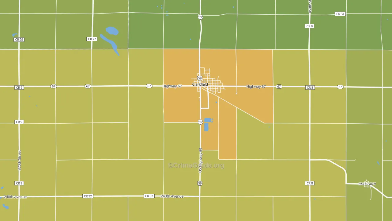 56223, MN Map of Drug-Related Crime Rates