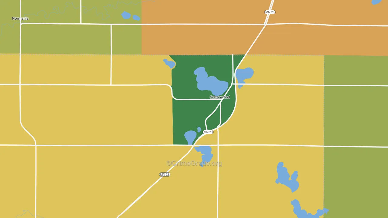 56229, MN Map of Drug-Related Crime Rates