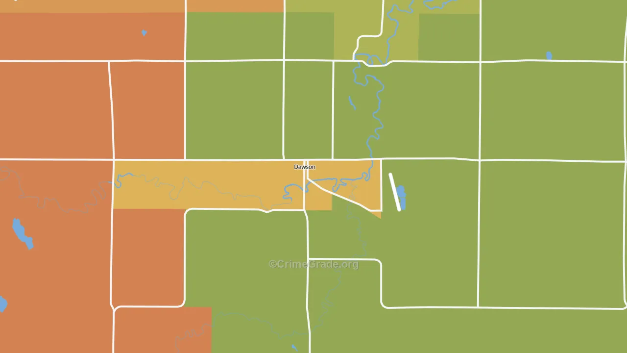 56232, MN Map of Drug-Related Crime Rates