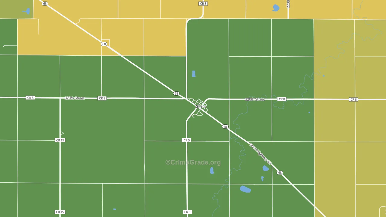 56239, MN Map of Drug-Related Crime Rates