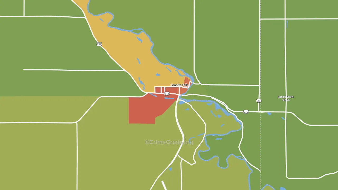 56241, MN Map of Drug-Related Crime Rates