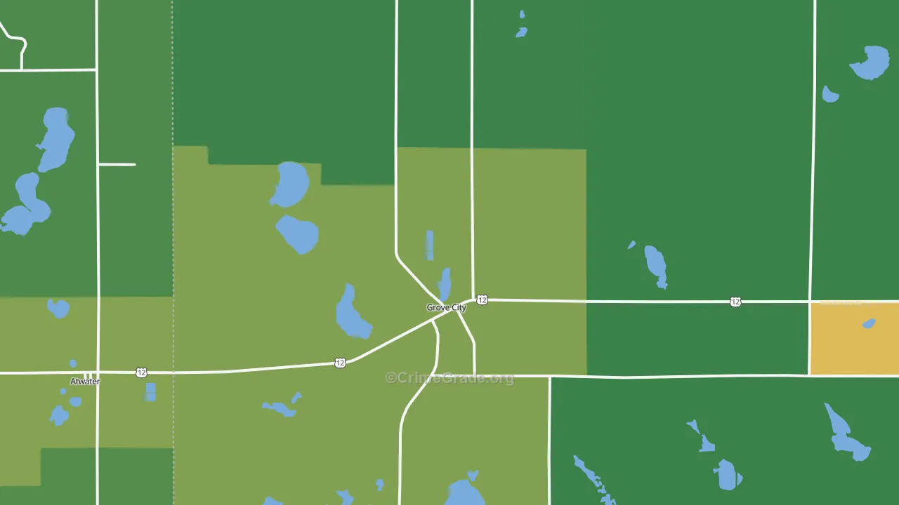 56243, MN Map of Drug-Related Crime Rates