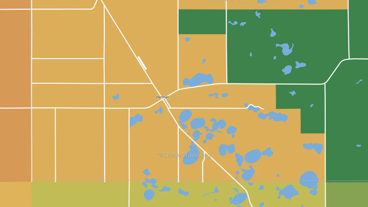 56248, MN Map of Drug-Related Crime Rates