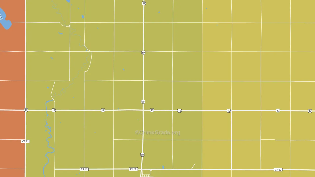 56249, MN Map of Drug-Related Crime Rates