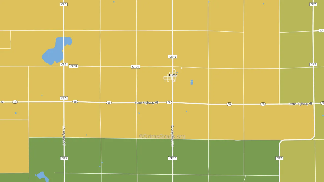 56255, MN Map of Drug-Related Crime Rates