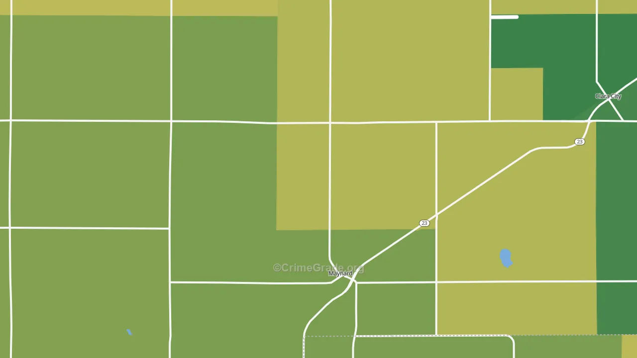 56260, MN Map of Drug-Related Crime Rates