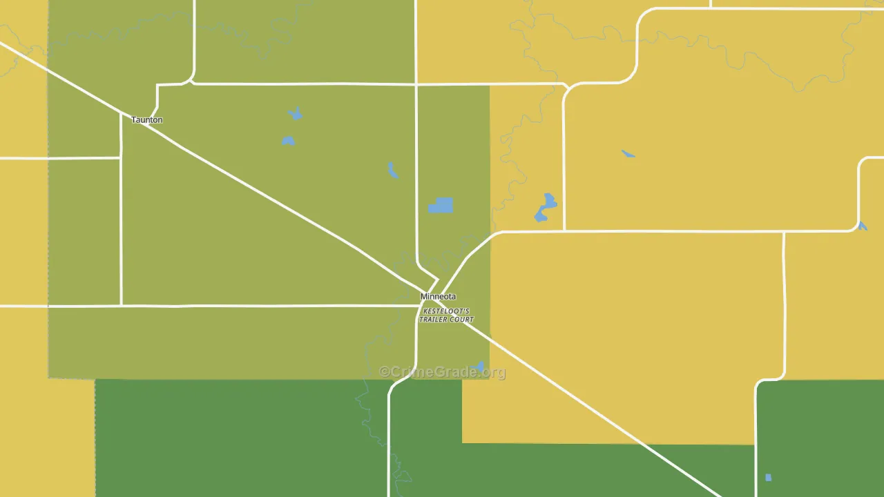 56264, MN Map of Drug-Related Crime Rates