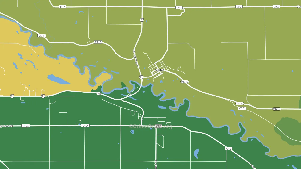 56270, MN Map of Drug-Related Crime Rates