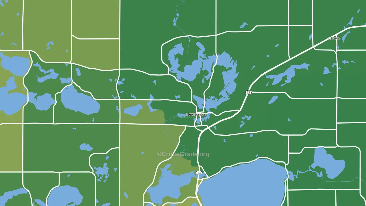 56273, MN Map of Drug-Related Crime Rates