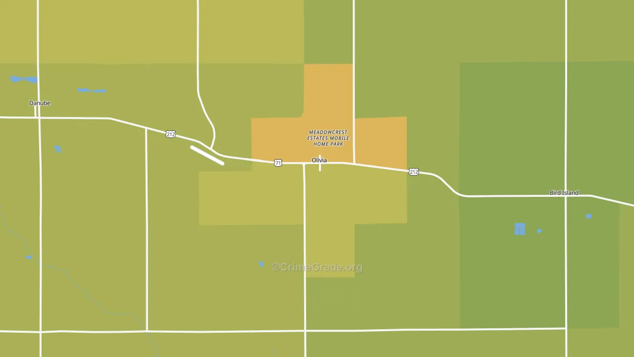 56277, MN Map of Drug-Related Crime Rates