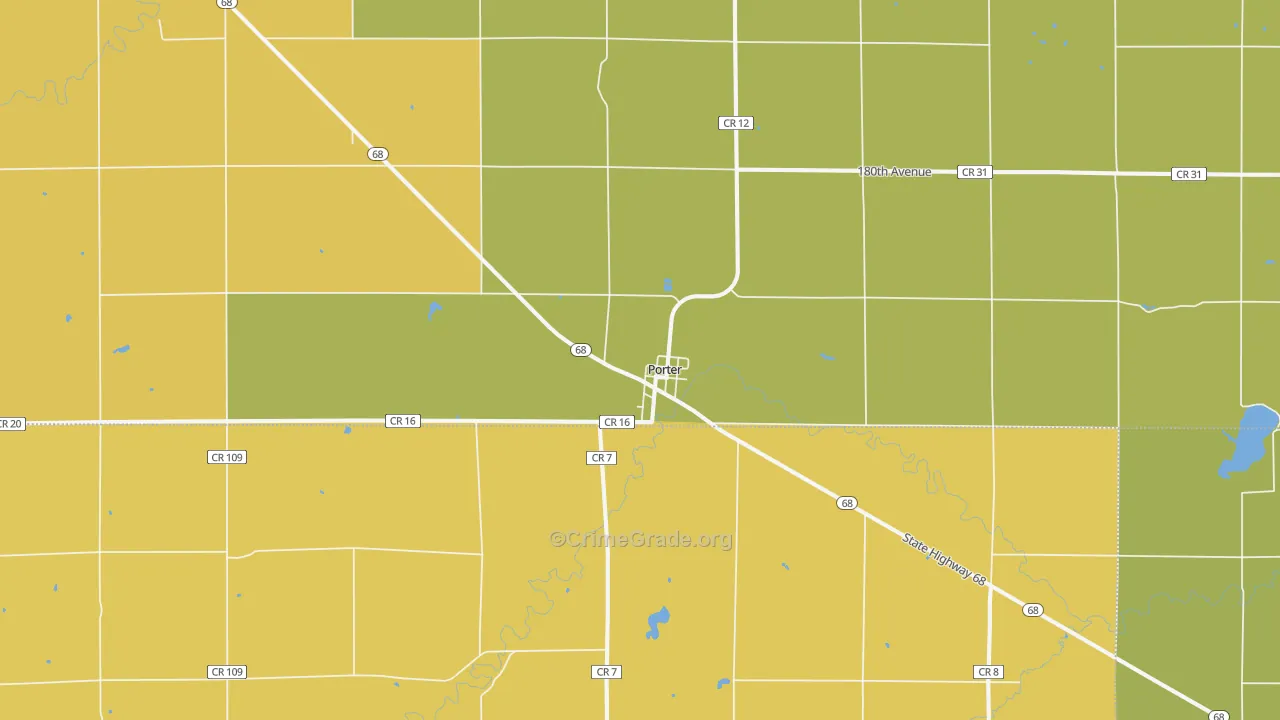 56280, MN Map of Drug-Related Crime Rates